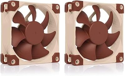 Noctua NF-A8 PWM, Premium Quiet Fan, 4-Pin (80mm, Brown) (Pack of 2)