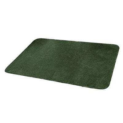 Douceur d'Intérieur DOLCY Bath Mat 100% Polyester Khaki 45x75cm