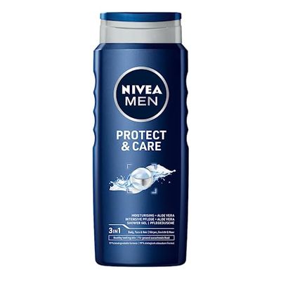 NIVEA Protect&Care Gel doccia da uomo con aloe vera 500 ml