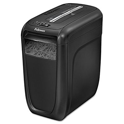 Fellowes distruggi documenti a frammento 60Cs, 10 fogli, per casa e piccolo ufficio, uso personale, cestino da 22 litri, distruggidocumenti con tecnologia Safesense, nero