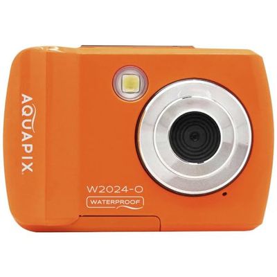 EASYPIX W2024 - Fotocamera digitale 16 Megapixel impermeabile, colore Arancione