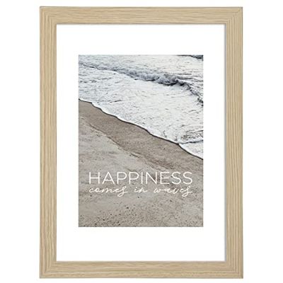 Hama Waves Oak Medium Density Fibreboard Photo Frame - Regular