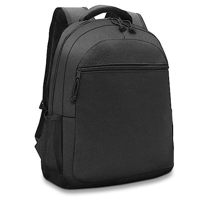 Waytex 71065 Sac à Dos Ordinateur 15 pouces Textile Imperméable - 2 compartiments zippés - Noir