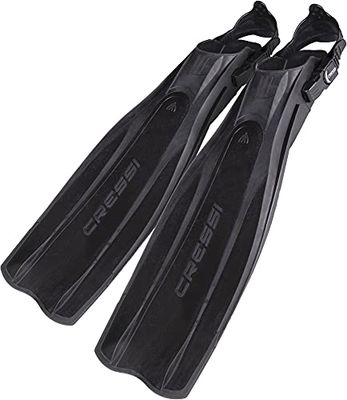 Cressi Pro Light Palme réglables Mixte, Noir, XL/XXL