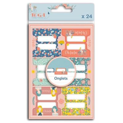 Draeker Paris 1886-24 pegatinas para uñas, multicolor, no aplicable