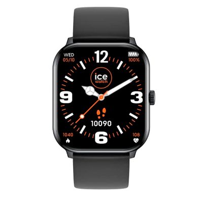 Ice-Watch - ICE smart Black - Gemengd zwart verbonden horloge met siliconen band - 021409 (1,85")