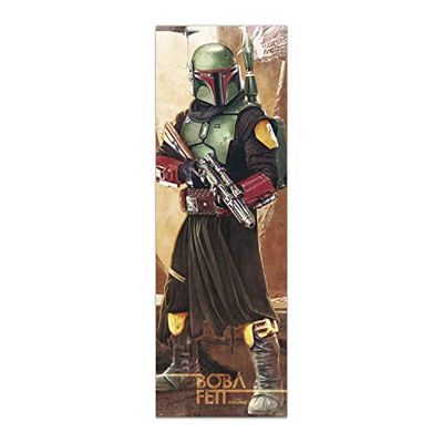Grupo Erik Star Wars Boba Fett Poster - 20.8 x 62.2 inches / 53 x 158 cm - Star Wars Poster - Shipped Rolled Up - Cool Posters - Art Poster - Posters & Prints - Door Posters