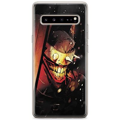 ERT GROUP Telefoonhoes voor Samsung S10 5G origineel en officieel gelicentieerd DC patroon Batman 005 optimaal aangepast aan de vorm van de mobiele telefoon, hoes van TPU