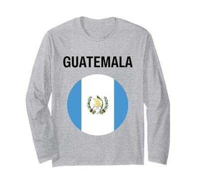 Bandiera Guatemala Moderna Maglia a Manica