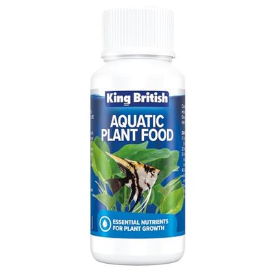 King British – Aquatic Plant Food 100ml– Provides Essential Nutrients For Plant Growth – For Coldwater & Tropical Aquariums – Nitrate-Free Helping Avoid Algae Growth