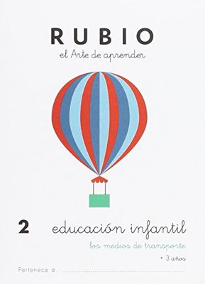 Educación Infantil 2 RUBIO. Los medios de transporte 9788415971825 | +3 años