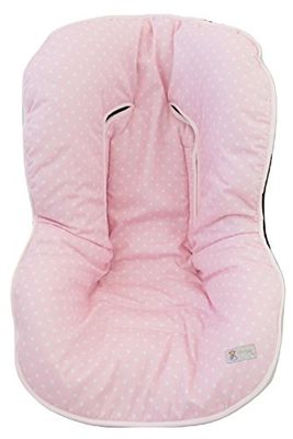 Capa de colchão universal para grupo 0 ou maxi-cosi. Vários modelos e cores disponíveis (Estrelas rosa, acolchoadas)