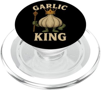 Garlic King – Garlic Lover PopSockets PopGrip for MagSafe