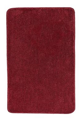 Kleine Wolke 4071468225 Seattle Tapis de bain Polyester Rouge Grenat 70 x 120 x 2 cm