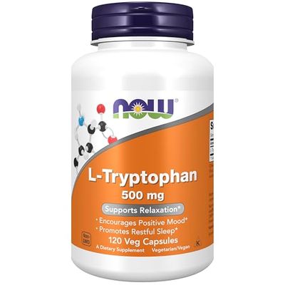 NOW Foods L-Tryptophan, 500mg - 120 vcaps