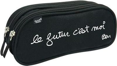 QUO VADIS - Collection: Ben Pencil Case with 2 Compartments, 10 x 23 x 7 cm Future Cest Me