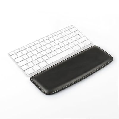 Londo Tapis de Clavier en Cuir Véritable - Support Ergonomique Premium pour une Frappe Confortable au Travail et à la Maison