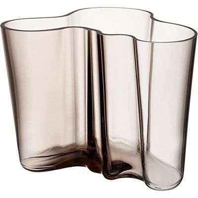 Iittala Alvar Aalto Collection Jarrón, Cristal, Lino