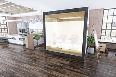 Coala Windows Décor Dépoli - Blanc Mat Transparent - Film adhésif décoratif pour vitrage 91cm x 15m de Longueur