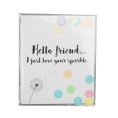 Confetti Cards - hello friend