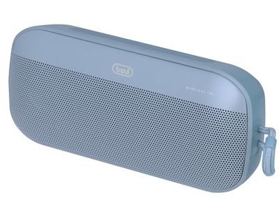 Trevi XR 8A18 Draagbare Bluetooth-luidspreker, 12 W, USB- en micro-SD-ingangen, TWS-functie, handsfree-functie met ingebouwde microfoon, geïntegreerde batterij, blauw