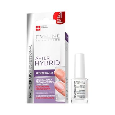 Eveline, enligt hybrid manikyr nagelhärdare revitalum nail luftkonditionering, beige, 12 milliliter