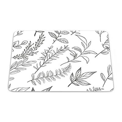 Bonamaison, Tapis de Souris Rectangle Imprimé Numériquement, Fond Antidérapant, pour Bureau et Maison, Taille: 22x18cm