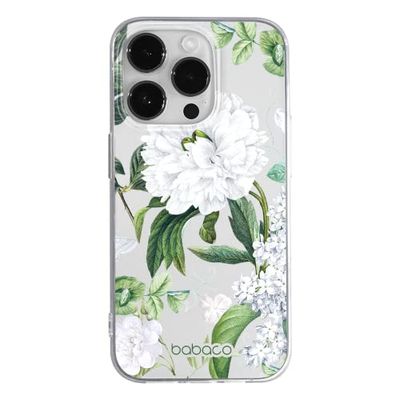 ERT GROUP mobiel telefoonhoesje voor Apple Iphone 14 PRO origineel en officieel erkend Babaco patroon Flowers 031 optimaal aangepast aan de vorm van de mobiele telefoon, gedeeltelijk bedrukt