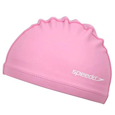 Speedo Unisex Ultra Pace Swimming Cap | 3 Panel Design , Pink, One Size