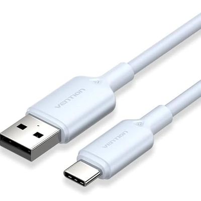 Watio Wave Cable USB-C - cable de 2 m, color azul, conecta dispositivos USB-C y USB-A, adecuado para carga y transferencia de datos. Compatible y duradero.*