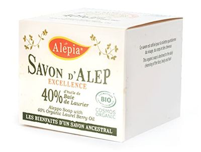 Alepia Savon d'Alep Excellence 40% Bio, 1 Unité