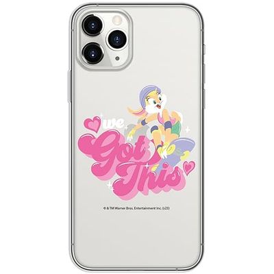 ERT GROUP mobiltelefonfodral för Iphone 11 PRO originalt och officiellt licensierat Looney Tunes mönster Lola 004 optimalt anpassad till formen på mobiltelefonen, gedeeltelijk transparant
