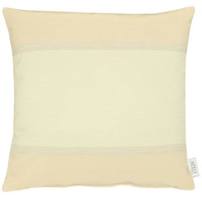 Apelt Housse de Coussin, Polyester, Beige, 46 x 46 cm