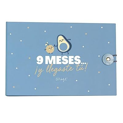 Mr.Wonderful WOA2313313ES Album Photo "9 mois... et vous êtes arrivé!", 23cm x 15cm x 3.5cm