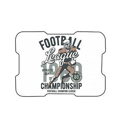 Bonamaison, Digital Printed Mouse Pad, Non-Slip Base, for Office and Home, Size: 22 x 18 cm