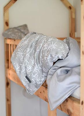 Manostiles Danish Design Organisch Katoen Luxe Junior Beddengoed, Wolf Grijs