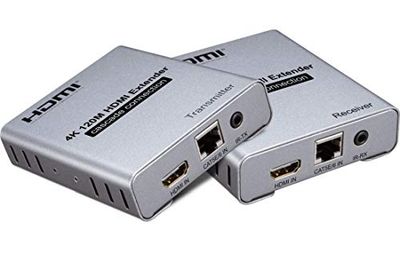 PremiumCord Extender Cascata HDMI 4K su LAN, Non compresso e Senza latenza, 120 m