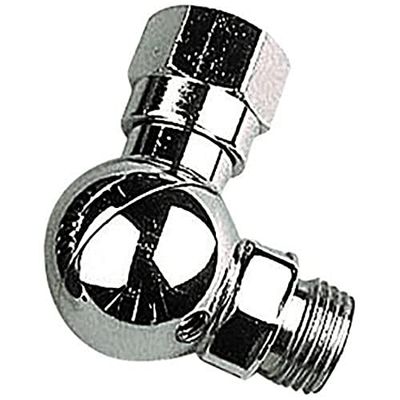 Best Divers AE0280 scharnier, 360 °, messing, verchroomd, draaibaar, 2e stand 90°, 9/16" M-9/16" F