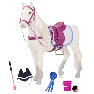 Our Generation BD38155C1Z - Paard 51 cm - Grijs