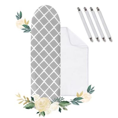 BillyBath Turbo Ironing Board Cover, Gray, 110–125 CM 110–125 CM