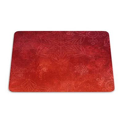 Bonamaison, Tappetino per il mouse rettangolare con stampa digitale, antiscivolo, per ufficio e casa, dimensioni: 22 x 18 cm