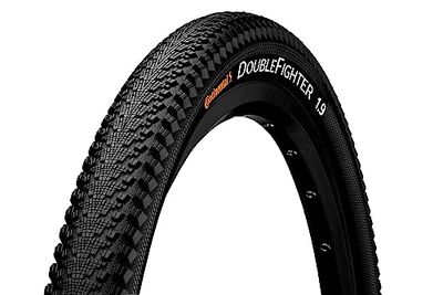 CONTINENTAL Double Fighter III Neumáticos para Bicicleta, Unisex Adulto, Negro, 47-305