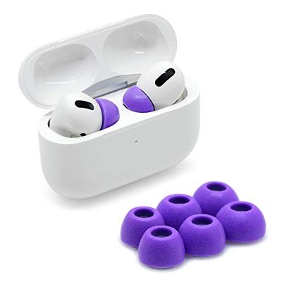 Eartune Fidelity UF-A - Puntas de Espuma viscoelástica Premium para AirPods Pro (1ª generación y 2ª generación), Cabe en la Funda de Carga, se Mantiene en Tus oídos, excelente Aislamiento de Sonido y