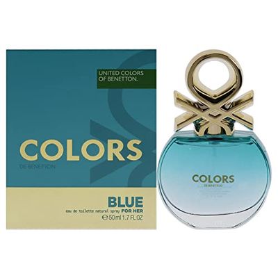 Benetton - Blue from United Colors, Eau de Toilette for Men - Long Lasting - Fresh, Young and Casual Fragance - Citrus, Fruity and Marine Notes - Ideal for Day Wear - 60 ml