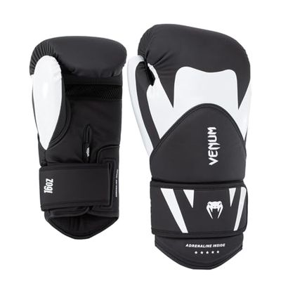 Venum Challenger 4.0 Gants de Boxe - Noir/Blanc - 10 Oz
