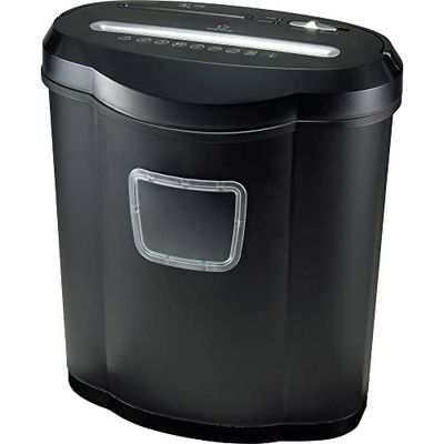 Renkforce RF-4504608-PPS-300 Destructeur de Documents Coupe croisée 4 x 38 mm Nombre de Feuilles (Max.) : 10 Niveaux de sécurité 4 Détruit auc, Noir