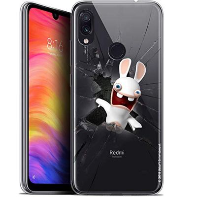 Beschermhoesje voor 6,3" Xiaomi Redmi Note 7, ultradun, konijntje, Breaking Glass