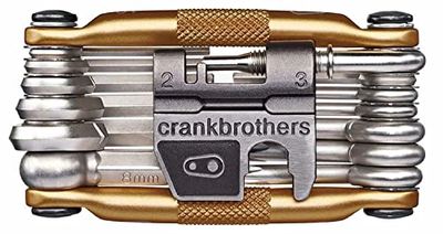 Crankbrothers Multifunktionswerkzeug 19 Multitool, CBM19, Farbe gold