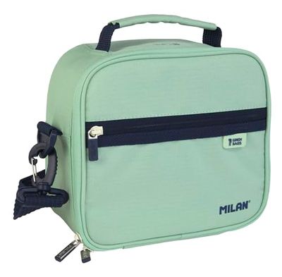MILAN Borsa isotermica Porta Alimenti con 3 contenitori (3,5 L) Serie 1918. Verde