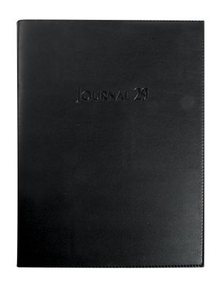 Exacompta 294121 - Agenda 29 con tapa de plástico para 5 usuarios, de enero a diciembre, negro, año 2018 (idioma español no garantizado)
